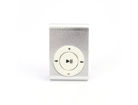 Lector MP3 Reproductor de música estéreo Carga USB Plata Gris