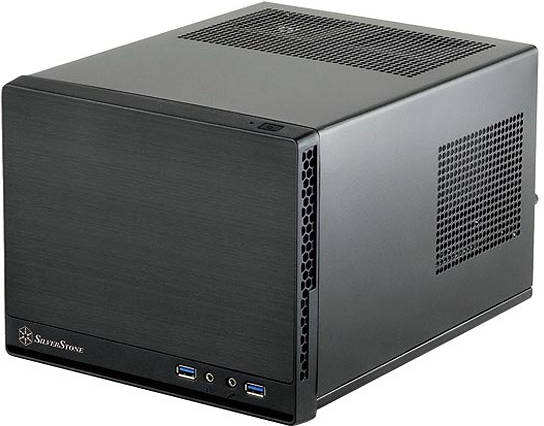 Caja PC SILVERSTONE SG13 (Mini ITX Tower - Negro)