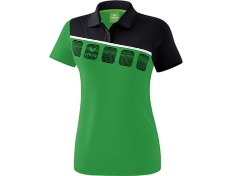 Polo para Mujer ERIMA 5-C Negro, Verde, Blanco para Multideportes (48)