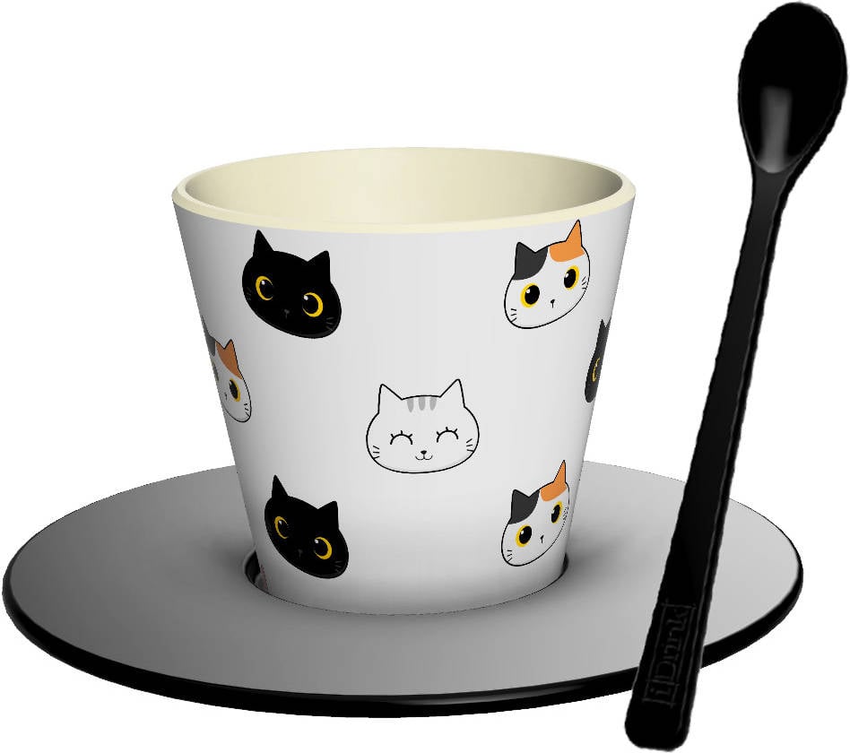 Juego de Cafe I DRINK Rpet Cat Id5217