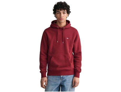 Sudadera de Hombre GANT Capucha Rojo (M)