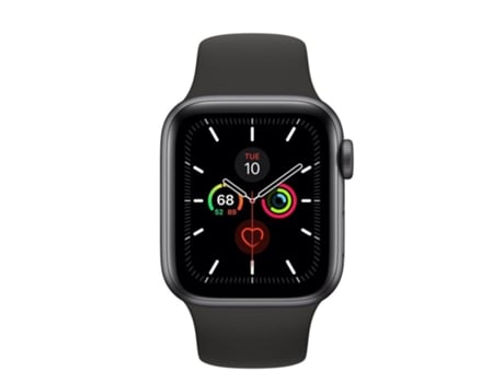 APPLE Watch Series 5 GPS (Reacondicionado Reuse Como Nuevo - 40 mm - Aluminio Gris Sideral, Negro)