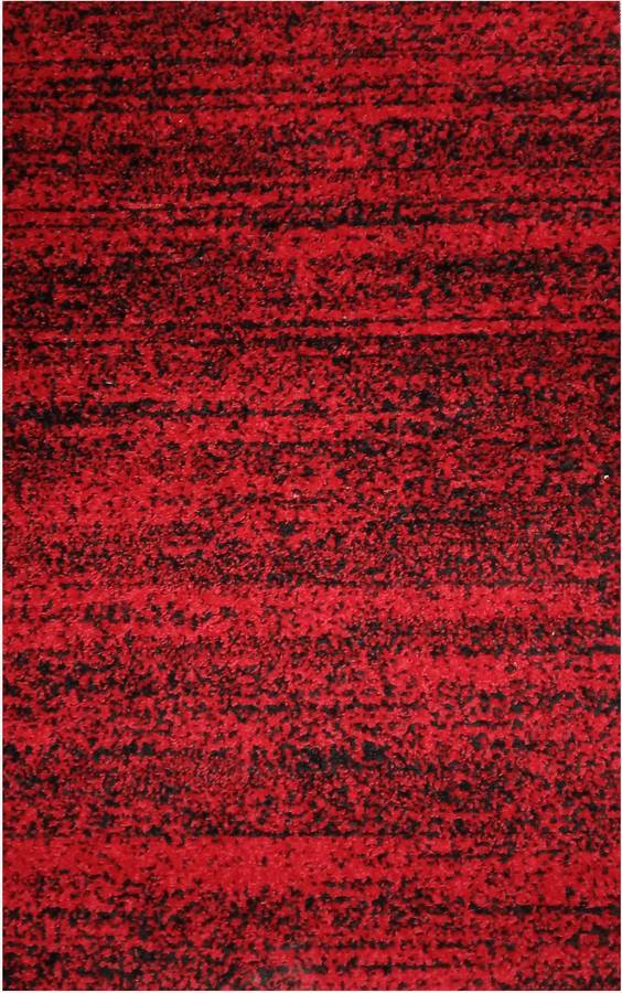 Alfombra Trendy Jasp eccox moderna para o habitación rojo y negro 190x275 cm. matris polipropileno exclusive maquillaje 160x230