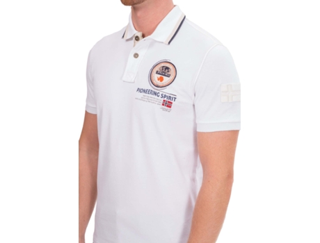 Polo de Hombre NAPAPIJRI Algodón Blanco (XL)