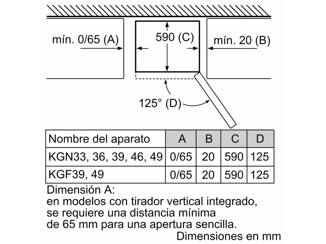 FRIGORIFICO BOSCH KGN36XIDP COMBI IND INOX 186X60 COMPRALO EN TENERIFE.