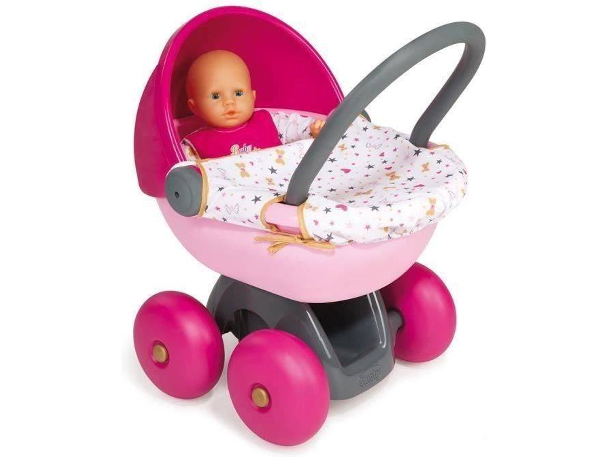 Carrito de Muñecas SMOBY Twin Rosa