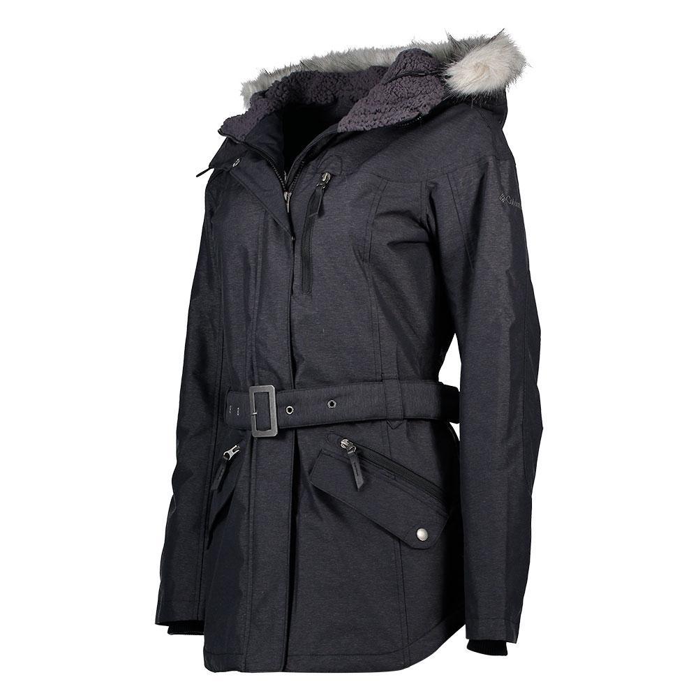 Abrigo Para Mujer columbia carson pass ii negro montaña l jacket chaqueta de invierno