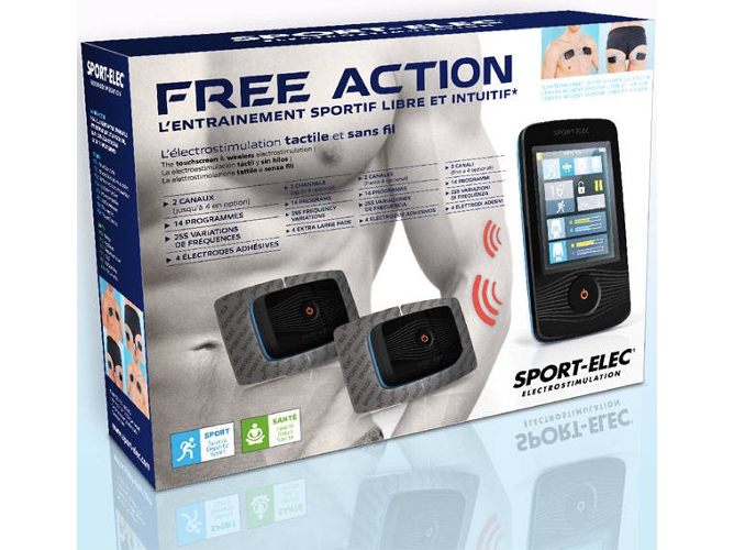 Electroestimulador muscular Free Action Sport-Elec inalámbrico 4