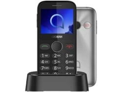 Teléfono Móvil Senior ALCATEL 2020X (2.4'' - 2G - Plata Metálica)