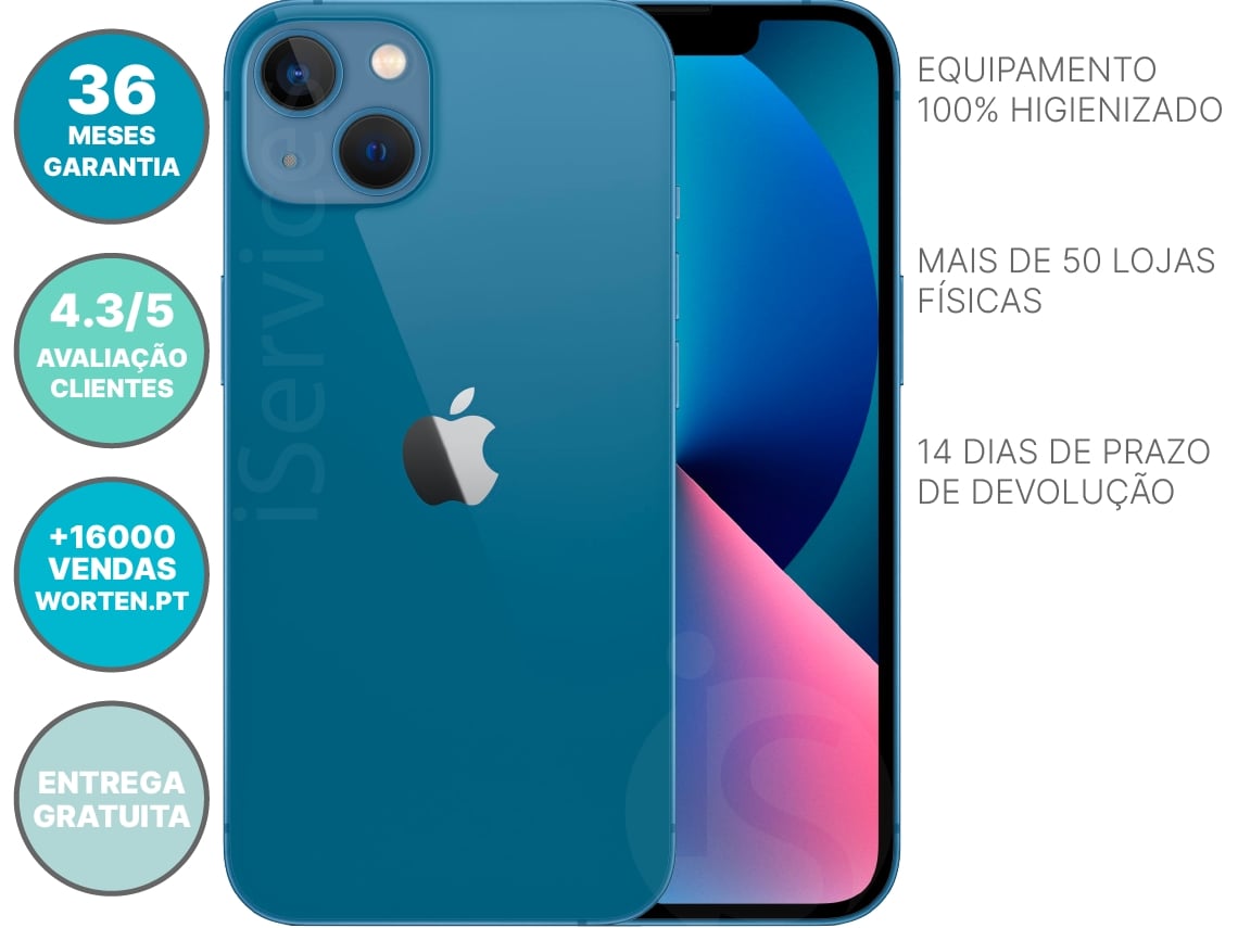 iPhone 12 Pro 128GB Azul Reacondicionado Grado A + Soporte Cargador