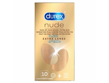 Condones Durex Nude XL 10 unidades DUREX