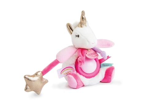 Peluche DOUDOU ET COMPAGNIE (Plástico - Rosa - 20 x 12 x 12 cm)