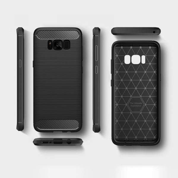 Carcasa Samsung Galaxy s8 forcell antichoque negro funda shockproof antigolpes