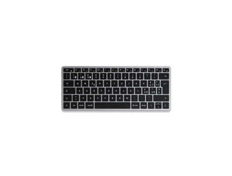 Slim X1 teclado Bluetooth QWERTY Italiano Negro Gris SATECHI