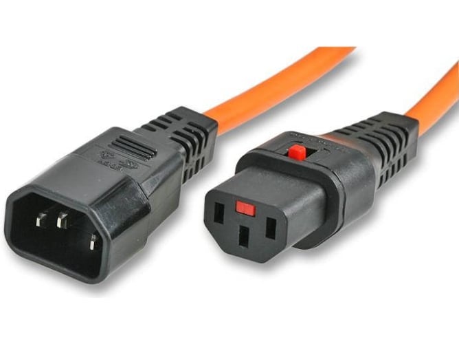 Cable de Alimentación MICROCONNECT (1 m - Naranja)