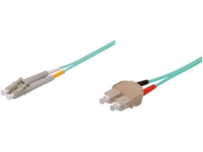 Cable de Fibra Óptica ALCASA (10 m - Azul)