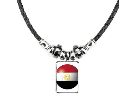 Collar de fútbol de fútbol de la bandera nacional de Egipto