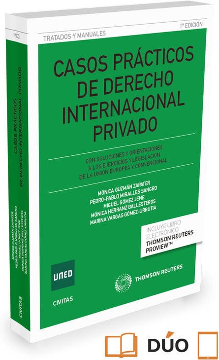 Libro Casos Prácticos De Derecho Internacional Privadoá de Miguel Gomez Jene (Español)