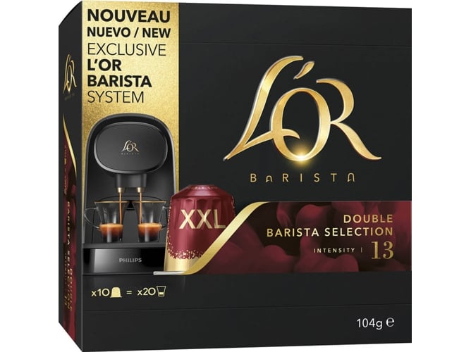 Cápsulas de café L'OR Double Barista Selection (Pack de 10)