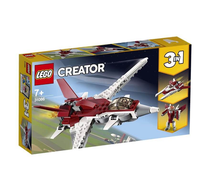 LEGO Creator 3 en 1: Avión Futurista (Edad Mínima: 7)