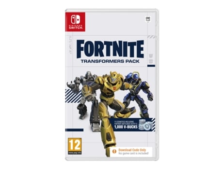 Juego Nintendo Switch Fortnite - Transformers Pack (Código de Descarga en la Caja)