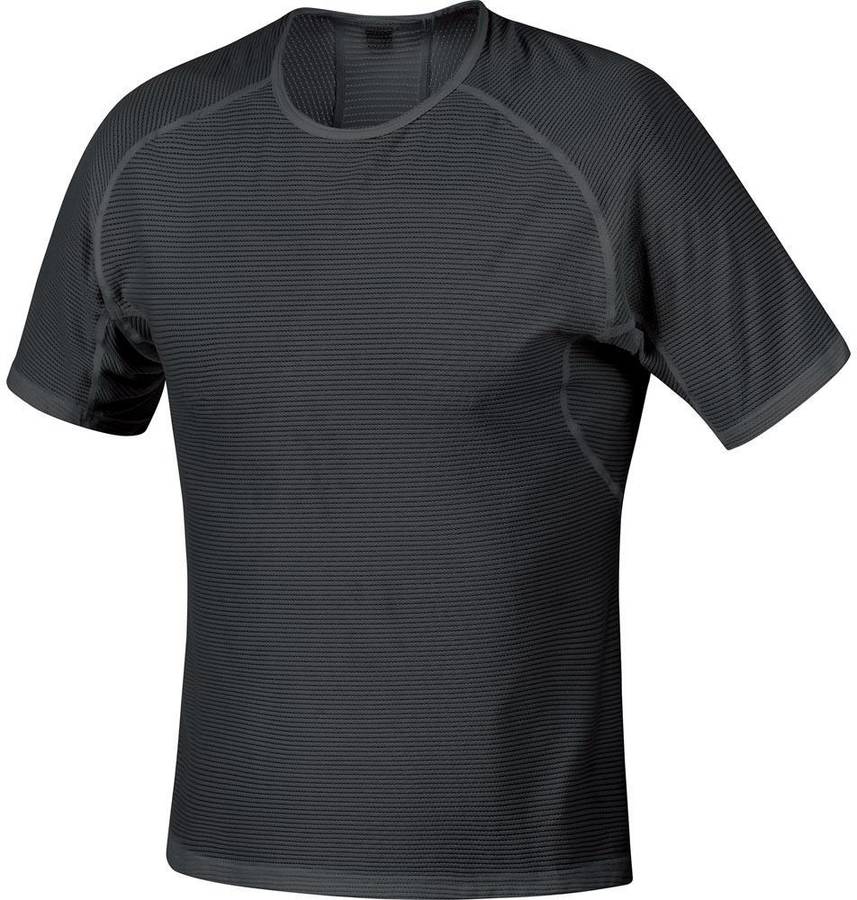 Camiseta Interior De manga corta hombre ropa para wear goretex windstopper negro ciclismo