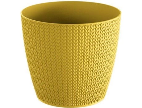 Maceta PROSPERPLAST Wheaty (Amarillo - 25.8 x 25.8 x 22.9 cm)