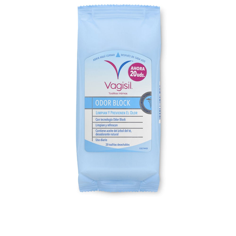 Toallitas Intimas Vagisil vaginesil 20 uds para2 odorblock