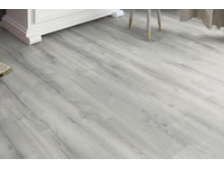 COMERCIAL CANDELA Suelo Vinilico - 140x300cm - Compoción 50% PVC / 50% Vinilo - Linoleo - Revestimiento PVC - Imitacion Parquet - Roble Gris