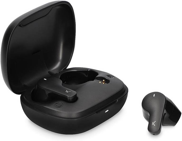 Auriculares Bluetooth True Wireless KSIX Truebuds 3 (In Ear - Micrófono - Negro)