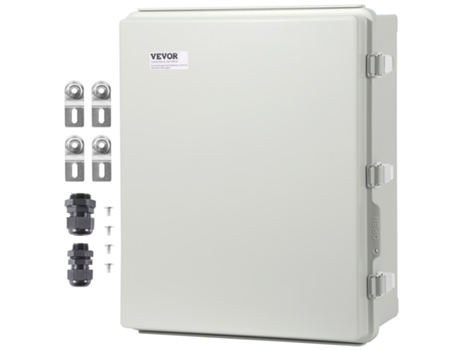 VEVOR Caja de conexiones caja eléctrica exterior 530x430x200mm plástico ABS