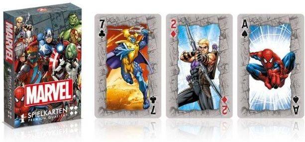 Baraja de Cartas WINNING MOVES Marvel Universe Number 1