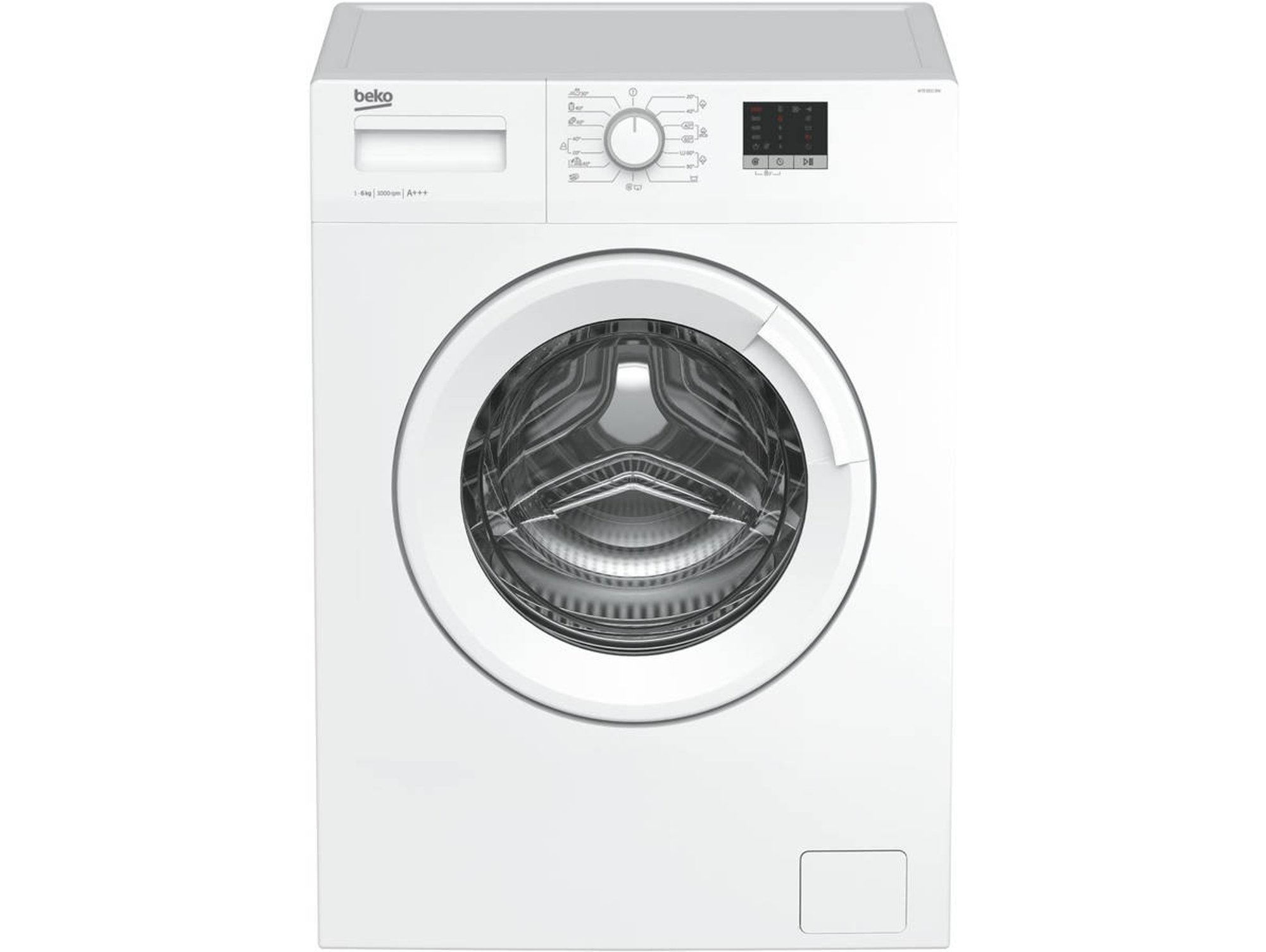 Lavadora BEKO WTE 6511 BW (6 kg - 1000 rpm - Blanco)