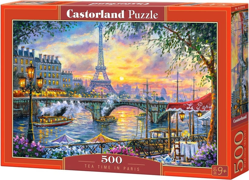 Puzzle CASTORLAND Tea Time in Paris (500 Piezas)