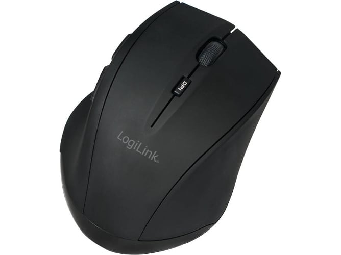 Ratón LOGILINK ID0032A (Bluetooth - Láser - 1600 dpi - Negro)