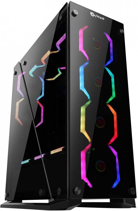 Caja PC TALIUS Cygnus (ATX Tower - Negro)