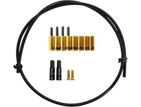 Kit de Cables de Freno JAGWIRE Universal Pro Housing Seal Kit-0,5 cm Brake-Gold (Dorado - 5 mm)