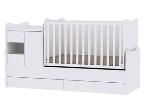 Cuna convertible en cama MINIMAX de LORELLI Blanco