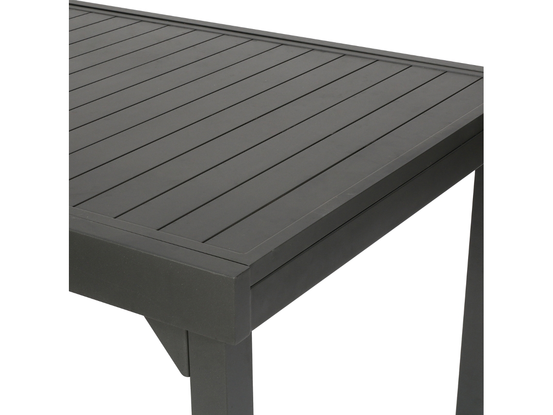 Hespéride Table de Jardin Extensible Piazza Anthracite & Graphite