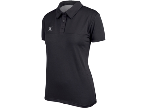 Polo de Mujer para Rugby GILBERT Negro (XL)