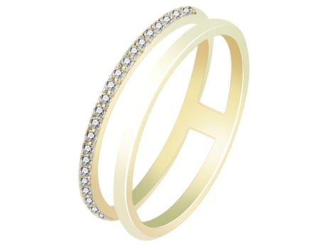 Joyería Oro 8K – Anillo en Oro Toyah – Talla 52