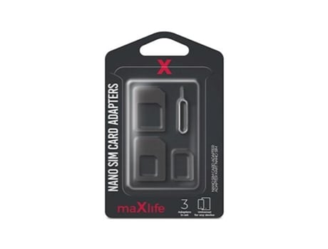 Adaptador de tarjeta SIM/memoria Maxlife Oem001641 Adaptador de tarjeta SIM