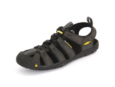 Sandalias KEEN Clearwater Cnx Cuero Natural Hombre (47 - Negro)