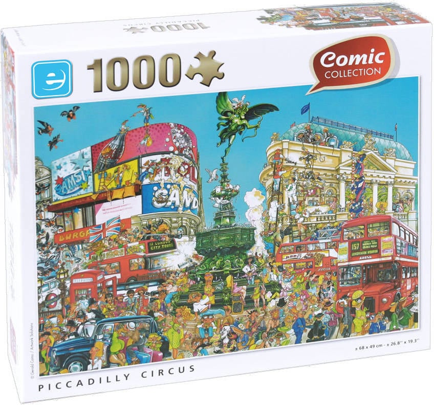 Puzzle EUROPRICE Comic Circo Piccadilly (Edad Mínima: 3 años - 1000 Piezas)