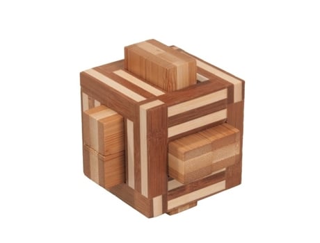 Puzzle FRIDOLIN (Madera - Beige - 9 x 9 x 9 cm)