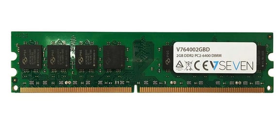 Memoria RAM DDR2 V7 V764002GBD (1 x 2 GB - 800 MHz - Verde)