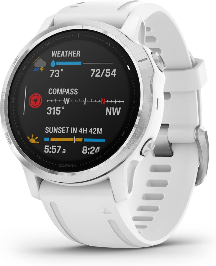 Reloj deportivo GARMIN Fenix 6S (Bluetooth - Hasta 9 días de autonomía - Blanco)