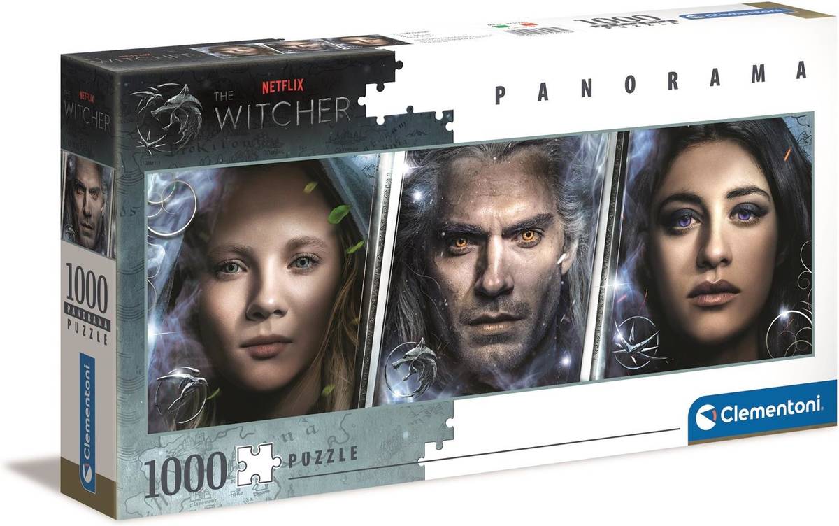 Puzzle CLEMENTONI The Witcher (Edad Mínima: 10 Años - 1000 Piezas)