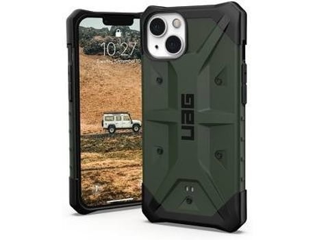 Urban Armor Gear funda pathfinder compatible el apple iphone 13 carga contra de militar ultrafina verde oliva carcasa uag 34