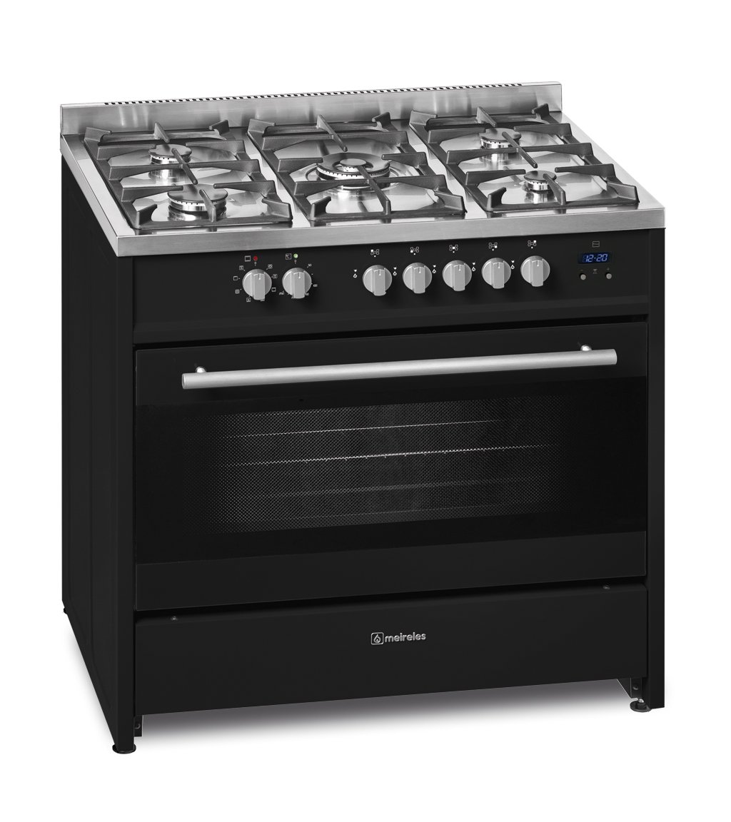 Cocina MEIRELES G 910 BL (114 L - Gas Butano-Propano - Negro)